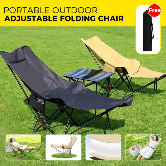 🪑 60% RABATT! 🌿 Tragbarer verstellbarer Klappstuhl für Außenbereich – Leicht, stabil & vielseitig – Ideal für Garten, Camping, Strand oder Terrasse – einfacher Transport und Aufbau 🏕️✨