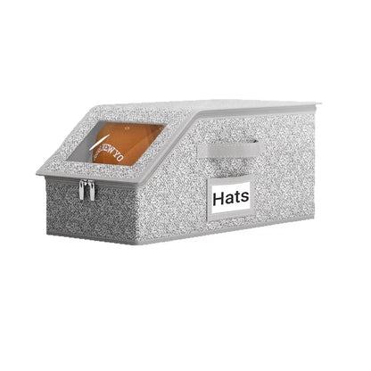 🧢 50% RABATT! 📦 Stapelbare Mützen-Aufbewahrungsbox – Transparent, Platzsparend & Staubgeschützt ⚾