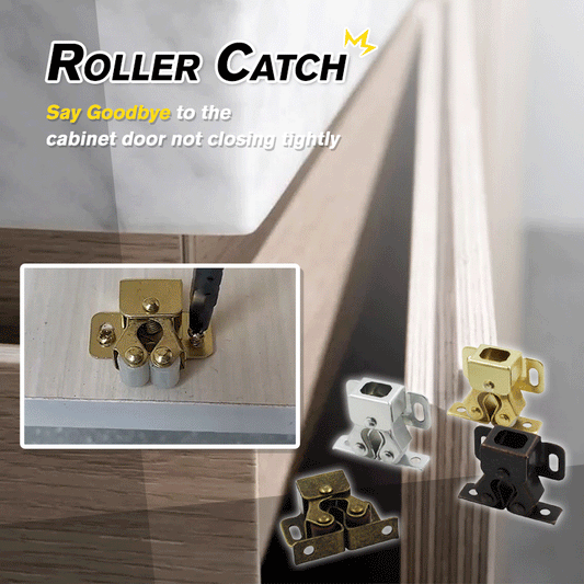 🚪 50% RABATT! 🎉 Edelstahl Rollenschnäpper für Schranktüren – Leises Öffnen, Einfache Montage & Langlebig 🔩📦