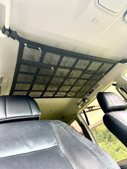 🚗 50% RABATT! 🧺 Fahrzeug-Organizer-Netz – 4 verstellbare Gurte & vielseitig ✨