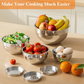 🛍️ 60% RABATT! 🥣 6-teiliges Edelstahl-Schüssel-Set mit Deckel – Spritzschutz, vielseitig & stapelbar – Ideal für Salat, Backen & Aufbewahrung ✨