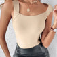 👚Damen Thermo-Tanktop mit U-Ausschnitt – Integrierter BH, Nahtlos & Perfekt zum Unterziehen 🏃‍♀️