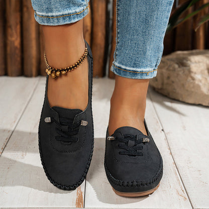 👟 60% RABATT! 💃 Damen-Casual-Loafer – Weiches PU-Leder, Bequeme Passform & Vielseitig für Jeden Tag ✨