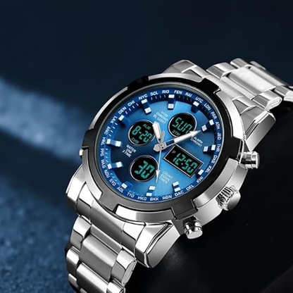 ⌚ 60% RABATT! 🪖 Wasserdichte Militäruhr für Herren – Analog-Digital, Edelstahl & Stoßfest 🛡️