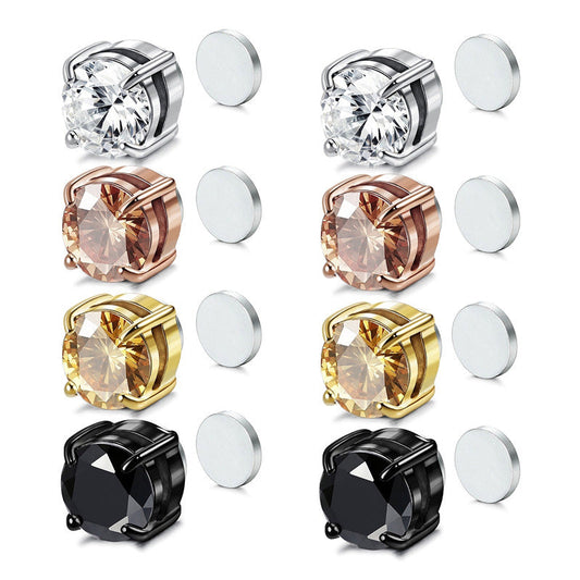 💎 50% RABATT! ✨ Magnetische Zirkonia-Ohrstecker – Kein Piercing Nötig, Bequemer Halt & Perfekt Für Einen Eleganten Look Ohne Schmerzen 🦷