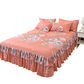 🛏️ 60% RABATT! 🎀 3-teiliger Rüschenbettrock – Eleganter Fall, Einfache Handhabung & Passt auf alle Matratzen ✨