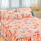 🛏️ 60% RABATT! 🎀 3-teiliger Rüschenbettrock – Eleganter Fall, Einfache Handhabung & Passt auf alle Matratzen ✨