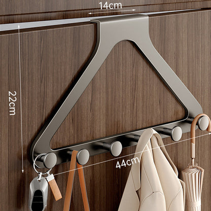 🚪 50% RABATT! 👕 Bohrfreie Türhängung – 6 Haken, Extra Breit & Montage in Sekunden 🛒