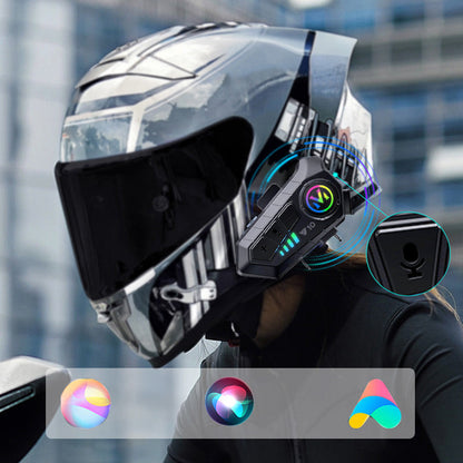 🏍️ 50% RABATT! 🎧 Bluetooth-Headset – Für Halb- & Vollschalenhelme – Kabellos & klar ✨