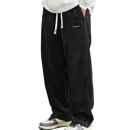 👖 60% RABATT! 🎉 Herrenhose mit Lockerer Passform, Kordelzug & Taschen – Bequem, Lässig & Praktisch für den Alltag 🏠