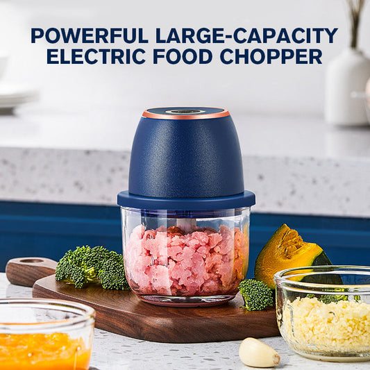 🥦 50% RABATT! ⚡ Leistungsstarker Elektrohäcksler mit Großer Kapazität – 1000W Motor, 2L BPA-freie Schüssel & Ein-Tasten-Pulsbetrieb 🥕
