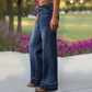 ⏰ 60% RABATT! 👖 Damen Retro Flare Jeans – Vintage Wash, Stretch Denim & Hoher Bund für Perfekten Komfort ✨