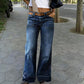 ⏰ 60% RABATT! 👖 Damen Retro Flare Jeans – Vintage Wash, Stretch Denim & Hoher Bund für Perfekten Komfort ✨