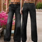 ⏰ 60% RABATT! 👖 Damen Retro Flare Jeans – Vintage Wash, Stretch Denim & Hoher Bund für Perfekten Komfort ✨