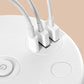 🔌 50% RABATT! 🏠 Runde Steckdosenleiste mit Kabelaufwicklung – Integrierter Schalter, 3 USB-Anschlüsse & Platzsparendes Design ✨