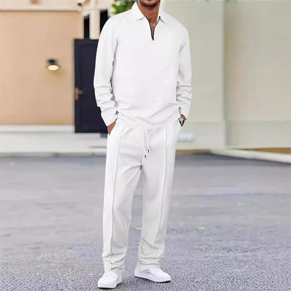 👕 60% RABATT! 🧵 Herren Waffelstrick-Set (Sweatshirt & Hose) – Bequemes Material, Moderne Passform & Vielseitiger Stil 👖