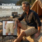🩳 50% RABATT! ⏰ Leichte Cargoshorts – Atmungsaktives Material & knielang – Sichere Taschen für Handy und Schlüssel – bequem den ganzen Tag, ideal für Sommer und Reisen ☀️✅