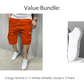 🩳 50% RABATT! ⏰ Leichte Cargoshorts – Atmungsaktives Material & knielang – Sichere Taschen für Handy und Schlüssel – bequem den ganzen Tag, ideal für Sommer und Reisen ☀️✅