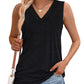 👕 50% RABATT! 😍 Lässiges locker sitzendes Tanktop mit V-Ausschnitt für Damen – Leicht, atmungsaktiv & perfekt für Yoga, Strand oder Alltag – vielseitig kombinierbar ✨