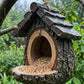 🐦 50% RABATT! 🏡 Vogelfutterhaus im Baumstumpf-Design – Natürliche Gartendekoration, Lockt Wildvögel & Wetterfest ✨