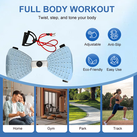 🦵 60% RABATT! 🌀 Kompakter Cardio-Twisting-Stepper – 2-in-1 Training, Gelenkschonend & Höhenverstellbar 💪