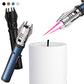 🔥 50% RABATT! 💨 Große Winddichte Multifunktions-Taschenlampe Feuerzeug – Einstellbare Flamme, Wiederauffüllbar & Robustes Metallgehäuse für Outdoor ⚙️