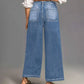 👖 60% RABATT! ✨ Damen Casual High-Rise Weitbeinjeans – Schmeichelhafte Passform, Dehnbarer Komfort & Lässiger Style 💃