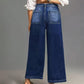 👖 60% RABATT! ✨ Damen Casual High-Rise Weitbeinjeans – Schmeichelhafte Passform, Dehnbarer Komfort & Lässiger Style 💃