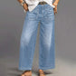 👖 60% RABATT! ✨ Damen Casual High-Rise Weitbeinjeans – Schmeichelhafte Passform, Dehnbarer Komfort & Lässiger Style 💃