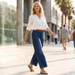 👖 60% RABATT! ✨ Damen Casual High-Rise Weitbeinjeans – Schmeichelhafte Passform, Dehnbarer Komfort & Lässiger Style 💃