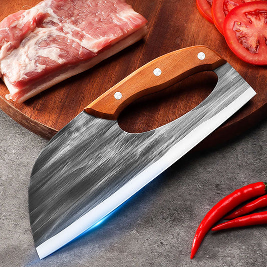🔪 60% RABATT! ✨ Multifunktionales Edelstahl-Küchenmesser – Kraftersparnis – Scharfe Klinge, Ergonomischer Griff & Rostfrei 🍳