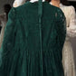 👗60% RABATT! 🔥 Vintage besticktes Kleid mit Laternenärmeln – Romantische Stickerei, Puffärmel & Schmeichelnde A-Linie 🌸