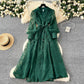👗60% RABATT! 🔥 Vintage besticktes Kleid mit Laternenärmeln – Romantische Stickerei, Puffärmel & Schmeichelnde A-Linie 🌸