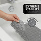 🛁 50% RABATT! 🚿 Rutschfeste Badematte 100×40 cm – Starke Saugnäpfe, weich & vielseitig – Erhältlich in 7 Farben – Sicherer Halt in Dusche & Bad 🌈