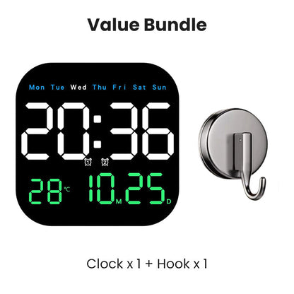 ⏰ 50% RABATT! 📱 Multifunktionaler Digitalwecker für Zuhause & Büro – Großes Display, USB-Ladefunktion & Einstellbare Helligkeit 🛏️