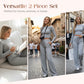 👚 60% RABATT! 💃 Zweiteiliges Damen-Set – Lässiges Oberteil & Hose, Bequemer Schnitt & Perfekt für Jeden Tag 🌸
