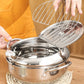 🍤 50% RABATT! 🍳 Edelstahl‑Tempura‑Topf – Temperaturkontrolle, Filtersieb & kompakt ✨