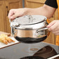 🍤 50% RABATT! 🍳 Edelstahl‑Tempura‑Topf – Temperaturkontrolle, Filtersieb & kompakt ✨