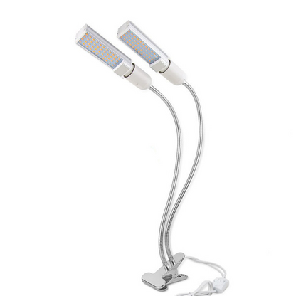 🌱 60% RABATT! 💡 LED-Pflanzenlampe mit Timer und Klemmhalter – Vollspektrum, Flexibler Schwanenhals & Einfache Montage 🌿