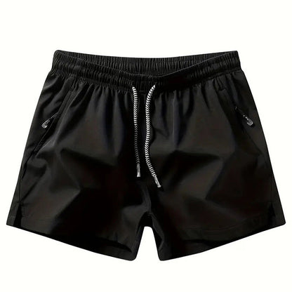 🩳 60% RABATT! 💎 Schnelltrocknende Herren-Sportshorts – Reißverschlusstaschen, Verstellbarer Bund & Cool-Touch-Material 🏃‍♂️
