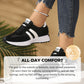 👟 60% RABATT! 🌸 Damen Klobige Freizeitsneaker – 4 cm Plattform, Retro-Design & Rutschfeste Gummisohle Für Einen Coolen Look ✨