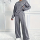 👚 50% RABATT! 🩳 Gemütlicher Damen-Zweiteiler: Langarm-Sweatshirt & Hose – Kuscheliges Fleece, Relaxed Fit & Lounge-Style 😴