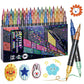 🎨 50% RABATT! ✨ 24-Farben Dual-Tip Glitzer-Marker Set – Glitter & Fine Tip, Lebendige Farben & Perfekt Für Kunst, Basteln & Handlettering 🖌️