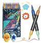 🎨 50% RABATT! ✨ 24-Farben Dual-Tip Glitzer-Marker Set – Glitter & Fine Tip, Lebendige Farben & Perfekt Für Kunst, Basteln & Handlettering 🖌️