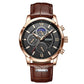 ⌚ JETZT 60% RABATT! ⚙️ Multifunktionale wasserdichte Leucht-Quarzuhr für Herren – Chronograph, Datumsanzeige & Edelstahlgehäuse 💧