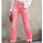 👖 50% RABATT! 🔥 Damenjeans mit Hoher Taille & Geradem Bein aus Stretchmaterial – Figurbetont, Bequem & Vielseitiger Alltagslook 💙