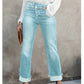 👖 50% RABATT! 🔥 Damenjeans mit Hoher Taille & Geradem Bein aus Stretchmaterial – Figurbetont, Bequem & Vielseitiger Alltagslook 💙