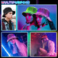🧢 50% RABATT! ✨ Leuchtender Bucket Hat aus Glasfaser – Auffälliges Design, Ideal für Partys & Outdoor-Aktivitäten 🎉