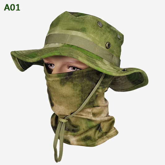 🧢 50% RABATT! 🎣 2-in-1 Camouflage-Angelhut mit Abnehmbarer Maske – UPF 50+ Sonnenschutz, Atmungsaktiv & Insektenschutz 🛡️