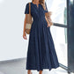 👗 50% RABATT! 🌿 Damen Lässiges Maxikleid aus 100% Baumwolle – Sommerleicht, Figurbetont & Pflegeleicht für Strand & Brunch ☀️